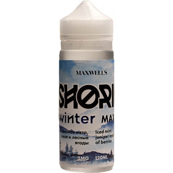 Жидкость для ЭСДН Maxwells SHORIA Winter MaxVG 120мл 3мг.